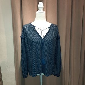 Lucky Brand peasant blouse